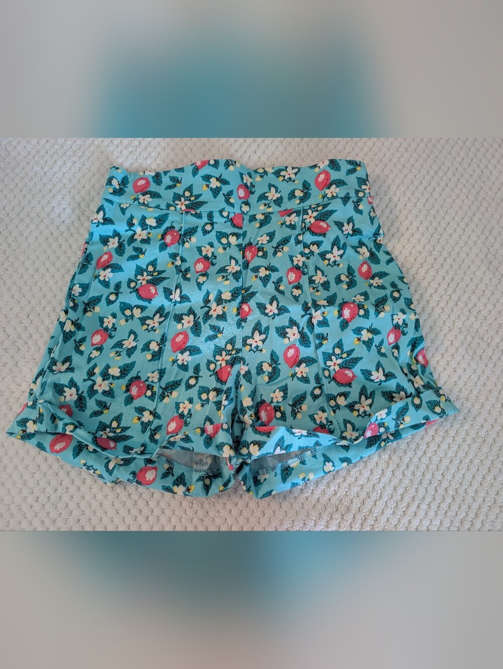 Large Blue Lemonade Shorts